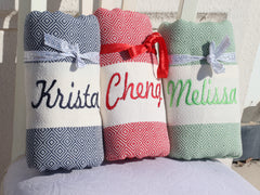 Personalized Bridesmaid Turkish Towel