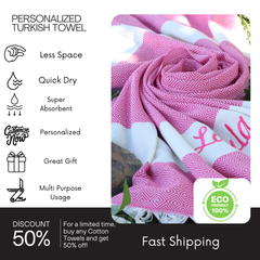 Personalized Birthday Towel Gift
