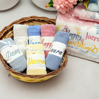 Personalized Bridesmaid Towel – Custom Embroidered Spa Gift, Wedding Party Favor, Bachelorette Personalized Gifts for Women