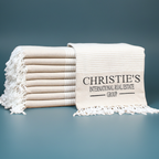 Personalized Turkish Towel – Custom Name Embroidered Peshtemal