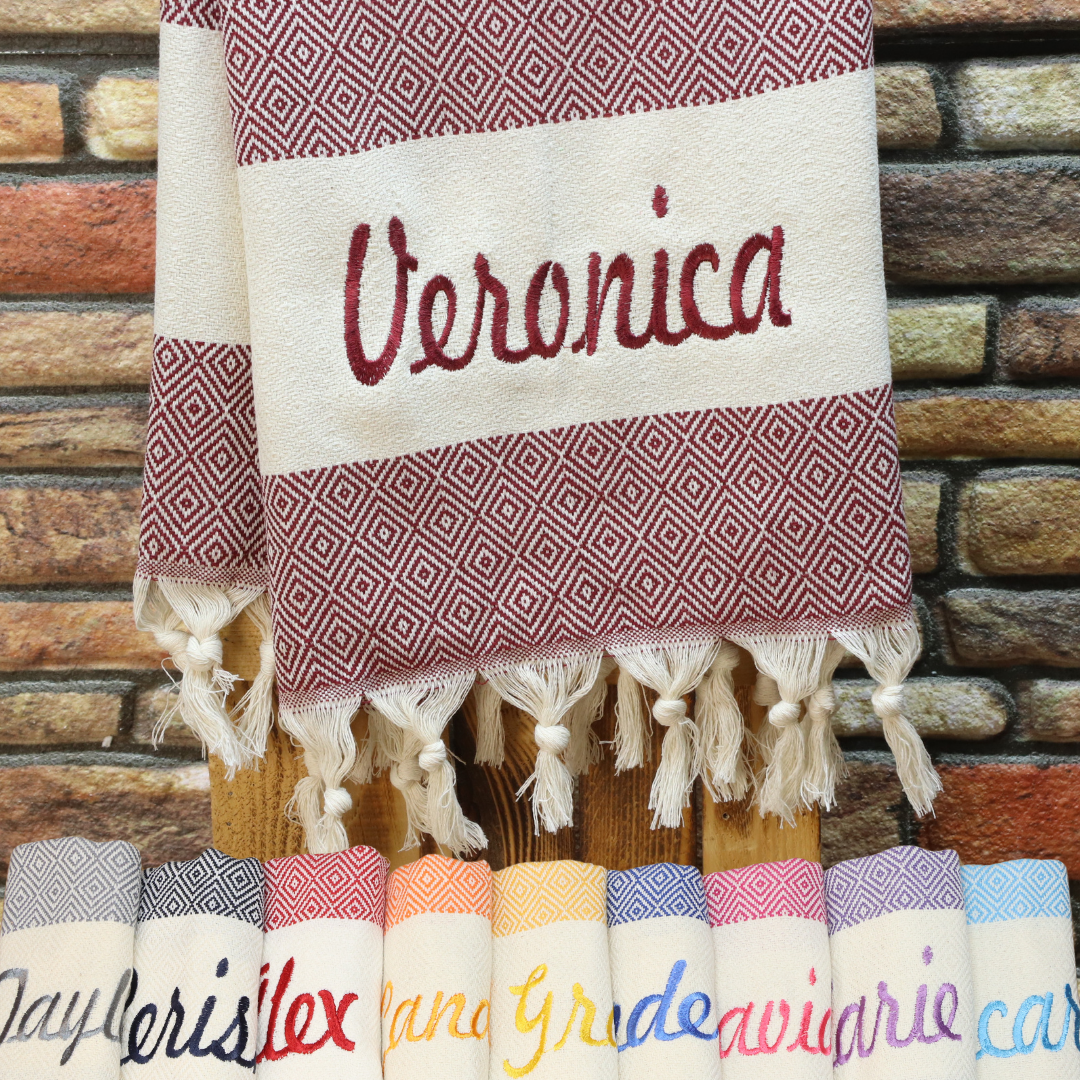 Personalized Gift Towel – Bridesmaid Proposal, Wedding Favor, Spa Towel with Custom Embroidery, Christmas Gifts