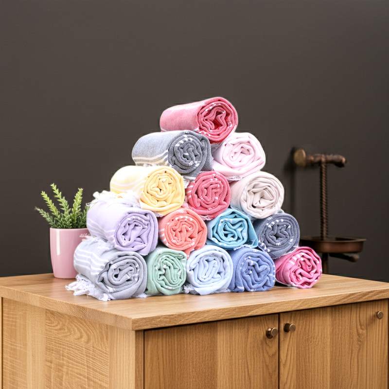 Personalized Gift Towel – Custom Embroidered Turkish Cotton Bridesmaid Gift, Bachelorette Party Favor & Wedding Gift Idea