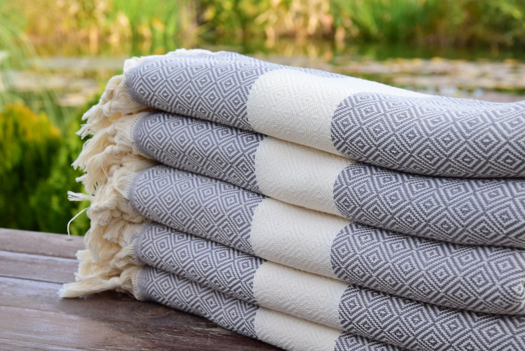 Custom Name Turkish Towel – Personalized Gift for Her, Luxury Cotton Peshtemal