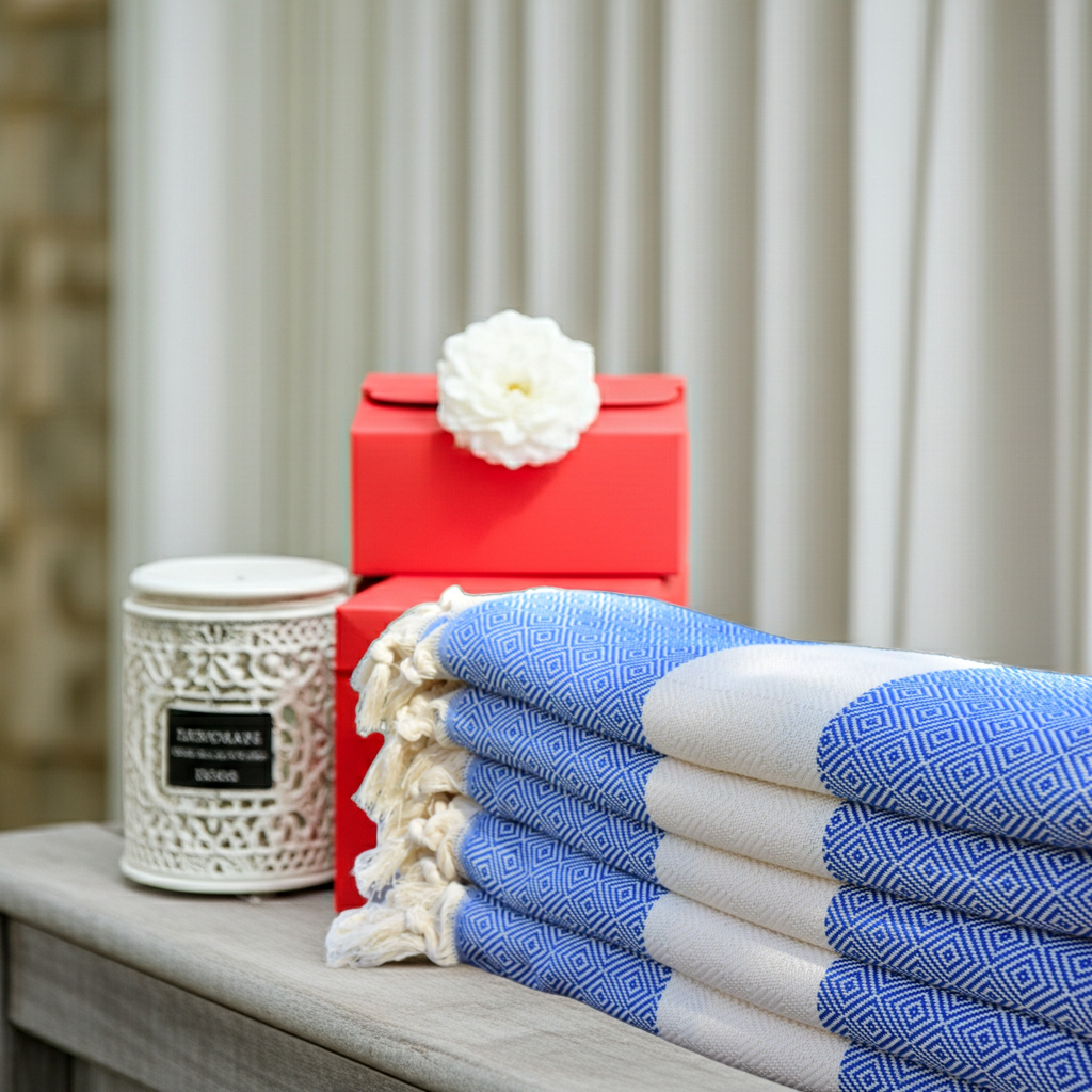 Custom Name Towel – Personalized Gift for Women, Luxury Cotton Spa & Home Towel