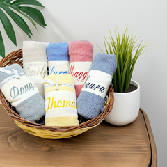 Personalized Bridesmaid Turkish Towel