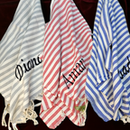 Personalized Gift For Her Towel – Custom Embroidered Spa Gift, Wedding Party Favor, Bachelorette Personalized Gifts for Women