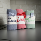 Personalized Bridesmaid Towel – Custom Embroidered Spa Gift, Wedding Party Favor, Bachelorette Personalized Gifts for Women