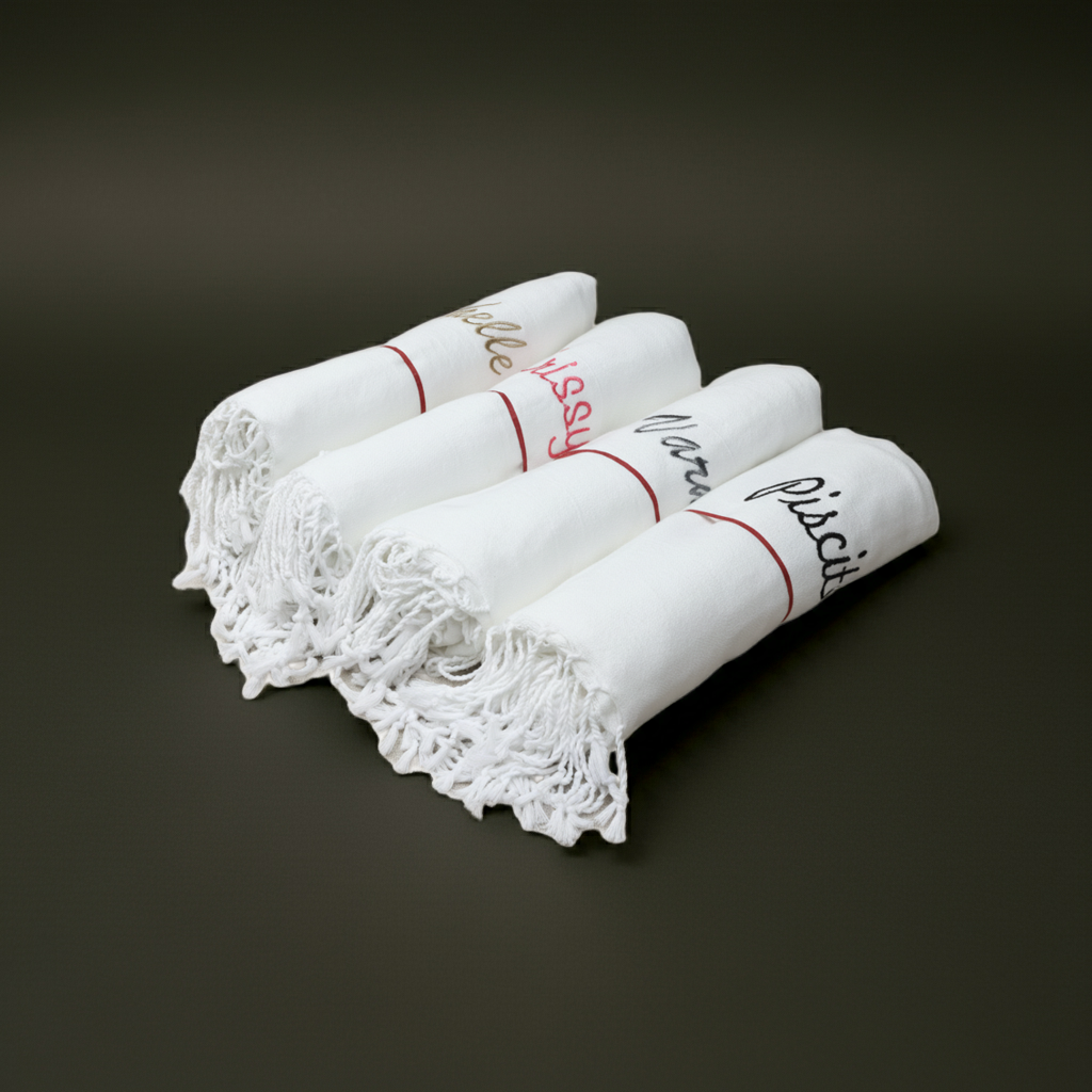 Personalized Gifts for Her: Embroidered Turkish Towel with Name