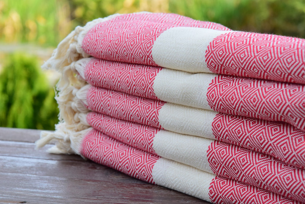 Personalized Turkish Cotton Towel – Custom Embroidered Gift for Her, Christmas Home Gift