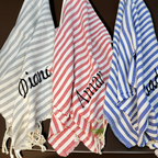 Personalized Gift For Her Towel – Custom Embroidered Spa Gift, Wedding Party Favor, Bachelorette Personalized Gifts for Women