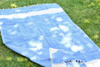 Personalized Blue Turkish Towels – Custom Embroidered Gift for Bridesmaids, Spa & Home