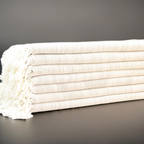 Neutral Hammam Towels – Handmade Turkish Cotton Bath or Beach Towels