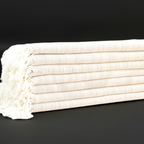 Neutral Hammam Towels – Handmade Turkish Cotton Bath or Beach Towels