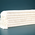 Neutral Hammam Towels – Handmade Turkish Cotton Bath or Beach Towels