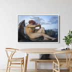 Fallen Angel Canvas Wall Art – Classic Mythological Painting Print by Alexandre Cabanel for Elegant Home Decor