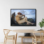 Fallen Angel Canvas Wall Art – Classic Mythological Painting Print by Alexandre Cabanel for Elegant Home Decor