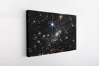Galaxy Stars Canvas Wall Art – Deep Space Astronomy Print for Modern Living Room Decor