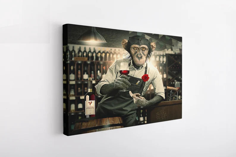 Modern Classic Art Nighthawks Canvas | Museum Quality Framed Print for Living Room