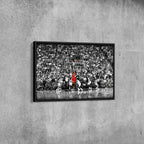 Urban Pop Art Canvas Wall Art | Graffiti Denim Jacket Print | Framed Street Art Decor