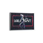 Valorant Jett Canvas Wall Art – Gaming Poster Print for Bedroom, Game Room, and Esports Fans