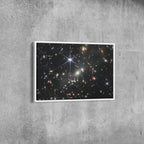 Galaxy Stars Canvas Wall Art – Deep Space Astronomy Print for Modern Living Room Decor