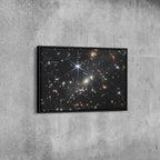 Galaxy Stars Canvas Wall Art – Deep Space Astronomy Print for Modern Living Room Decor