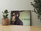Cool Monkey Smoking Canvas Wall Art – Funny Retro Animal Print for Modern Home, Bar, and Office Decor