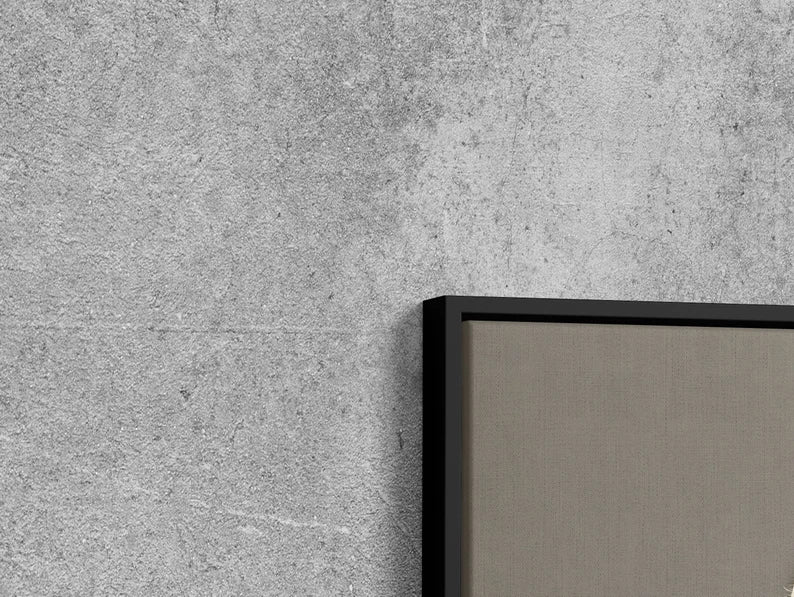 Thinking Chimpanzee Canvas Wall Art – Funny Animal Portrait Print for Modern Living Room Decor