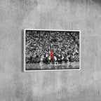 Urban Pop Art Canvas Wall Art | Graffiti Denim Jacket Print | Framed Street Art Decor