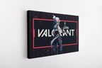 Valorant Jett Canvas Wall Art – Gaming Poster Print for Bedroom, Game Room, and Esports Fans