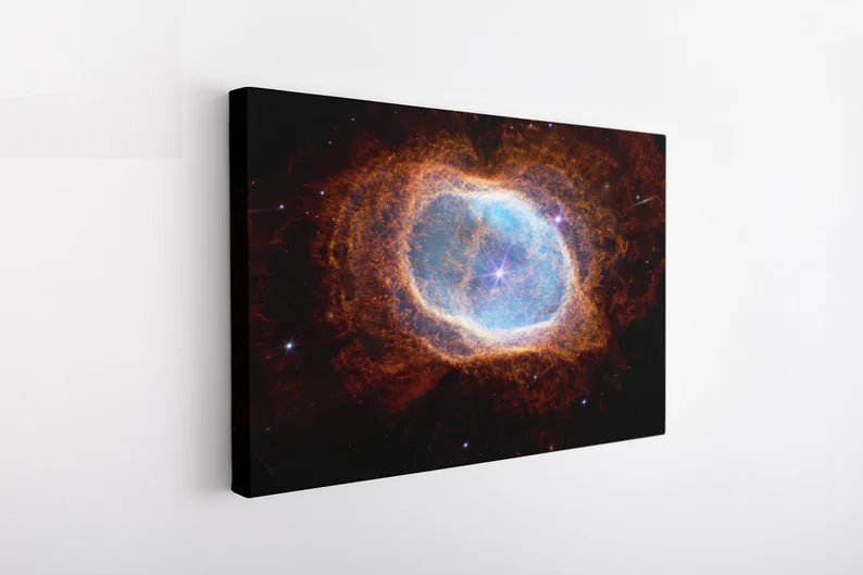 Stunning Cosmic Nebula Canvas Wall Art | Deep Space Galaxy Print | Framed Celestial Decor