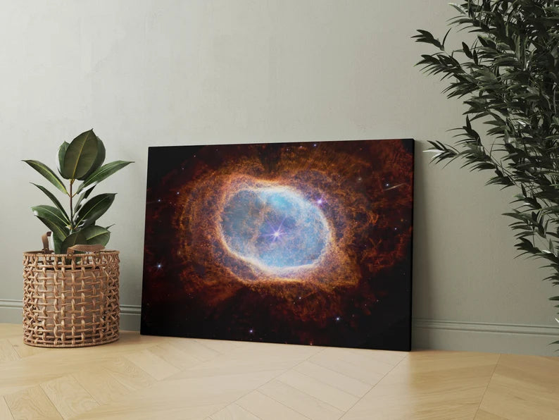 Stunning Cosmic Nebula Canvas Wall Art | Deep Space Galaxy Print | Framed Celestial Decor