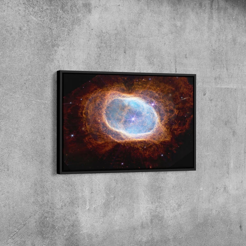 Stunning Cosmic Nebula Canvas Wall Art | Deep Space Galaxy Print | Framed Celestial Decor