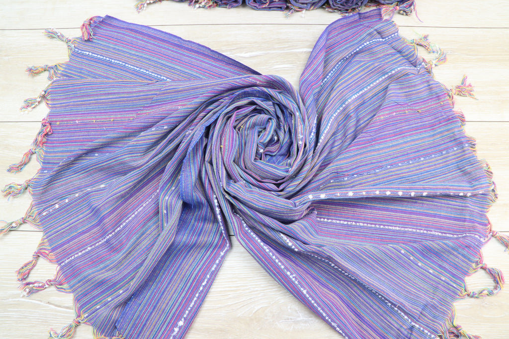 Colorful Striped Turkish Towel – Handmade Cotton Peshtemal, Lightweight Travel & Spa Towel, Unique Gift