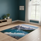 Custom Photo Rug – Personalized Printed Carpet for Living Room, Custom Area Rug with Your Picture, Unique Home Decor Gift