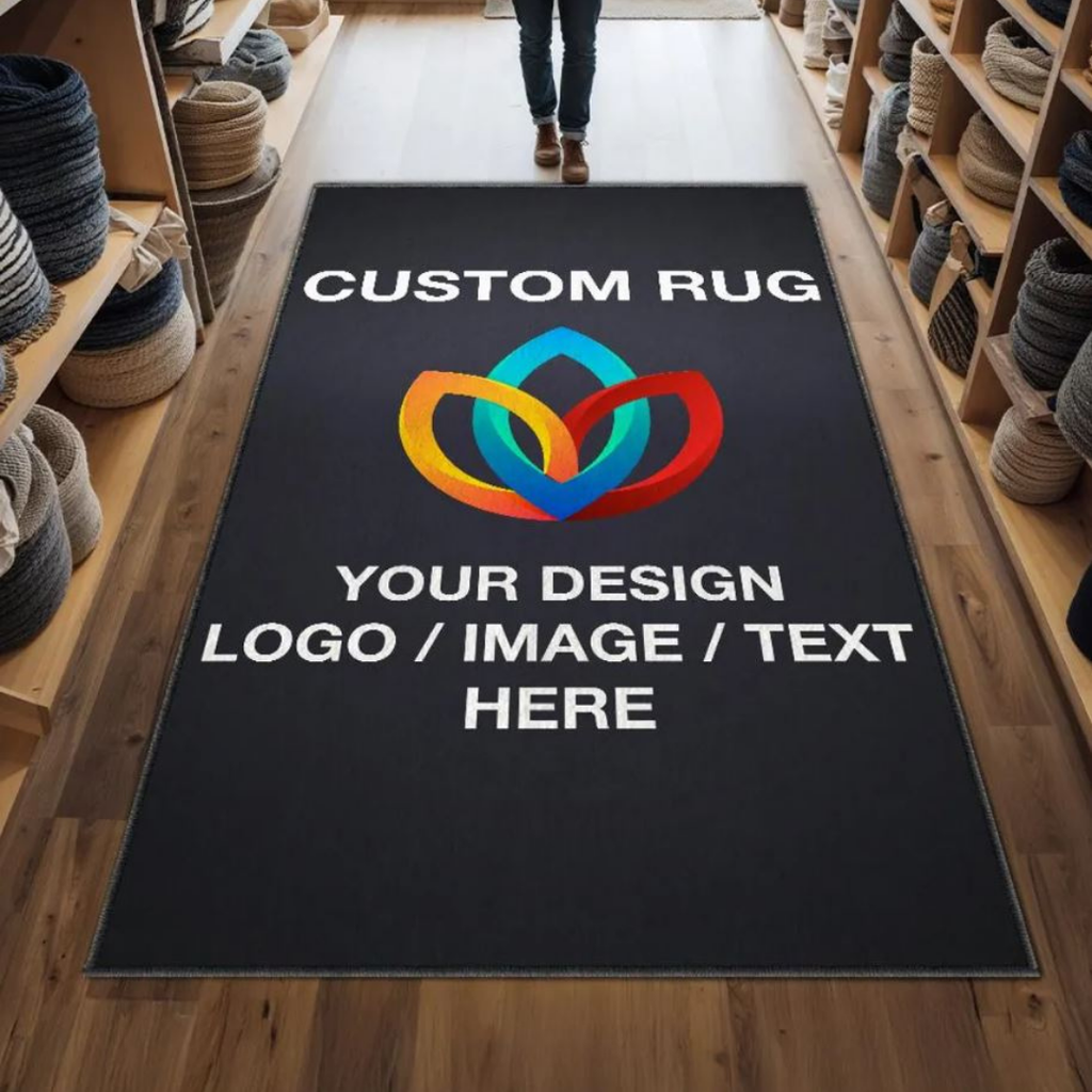 Custom Photo Rug – Personalized Printed Carpet for Living Room, Custom Area Rug with Your Picture, Unique Home Decor Gift