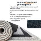 Custom Photo Rug – Personalized Printed Carpet for Living Room, Custom Area Rug with Your Picture, Unique Home Decor Gift