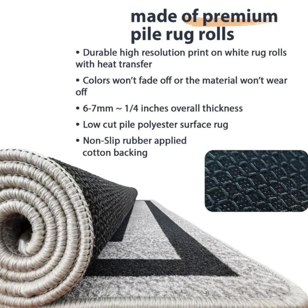 Custom Photo Rug – Personalized Printed Carpet for Living Room, Custom Area Rug with Your Picture, Unique Home Decor Gift