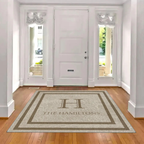 Custom Family Rug – Personalized Area Rug with Family Name, Custom Printed Carpet, Unique Home Decor Gift