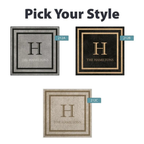 Custom Family Rug – Personalized Area Rug with Family Name, Custom Printed Carpet, Unique Home Decor Gift