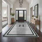 Custom Family Rug – Personalized Area Rug with Family Name, Custom Printed Carpet, Unique Home Decor Gift