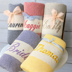 Personalized Gift for Her Towel, Bridesmaid or Bachelorette Party Favor
