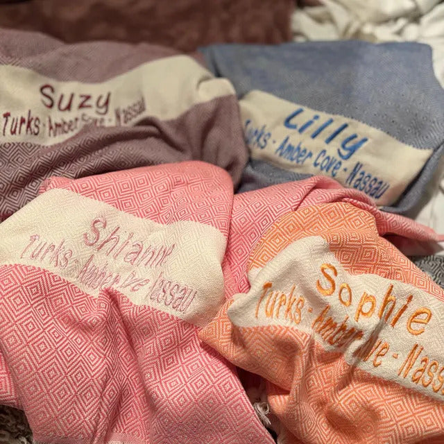 Personalized Gift Towel – Bridesmaid Proposal, Wedding Favor, Spa Towel with Custom Embroidery, Christmas Gifts