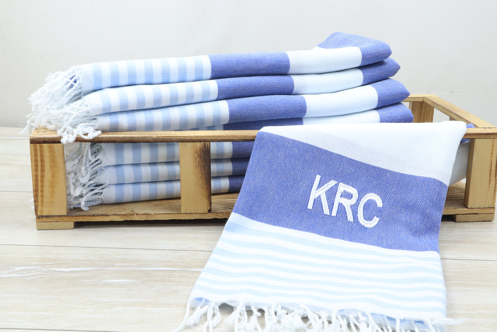 Personalized Bridesmaid Towel – Custom Embroidered Turkish Cotton Gift, Bachelorette Party Favor, Wedding Spa Towel, Personalized Gift for Her