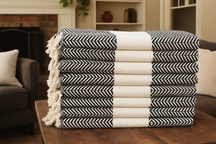 Custom Name Towel – Personalized Gift for Women, Luxury Cotton Spa